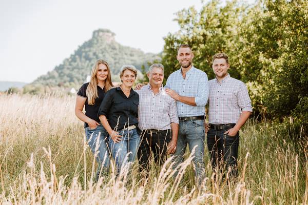 Erwin Häufle mit Familie